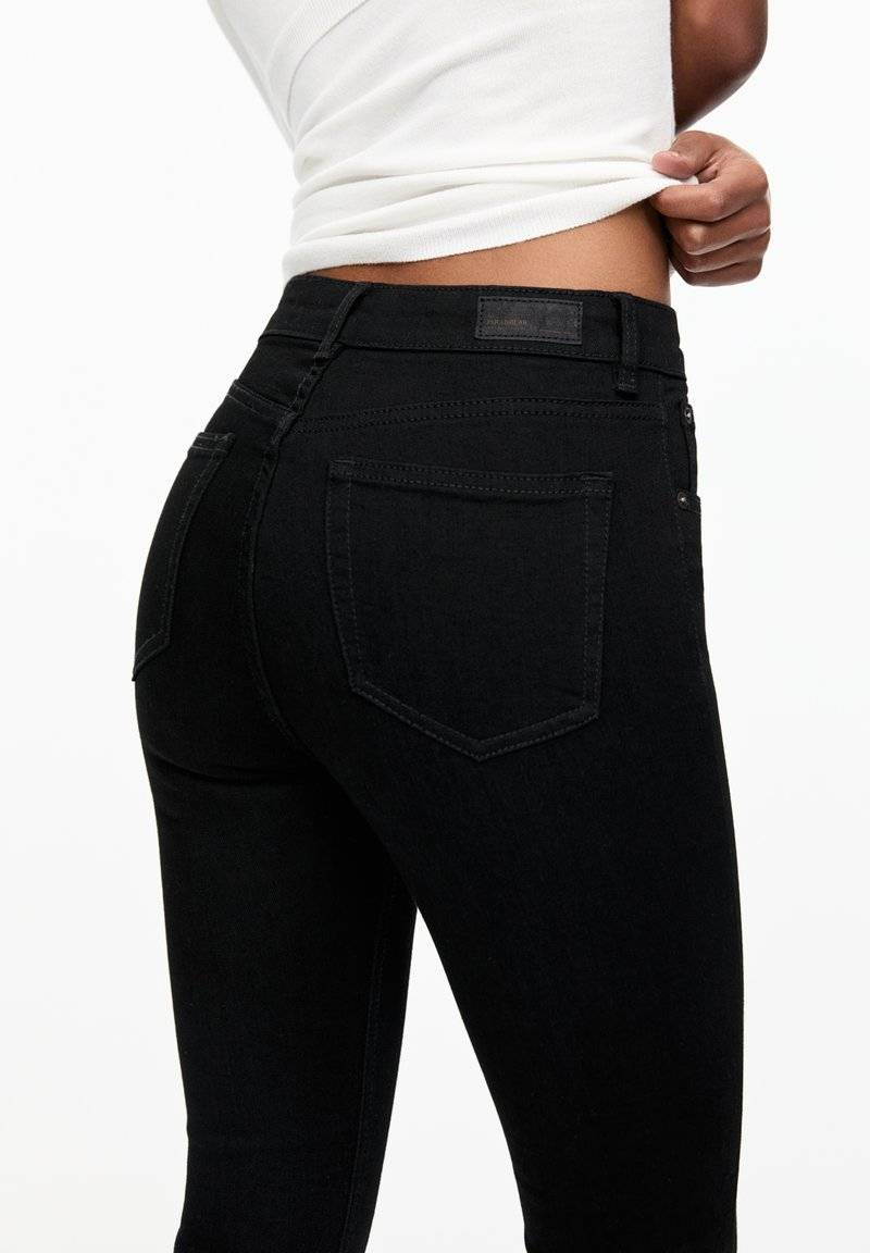 PULL&BEAR PULL&BEAR MID-RISE - Jeans Skinny Fit - black Neueste Mode