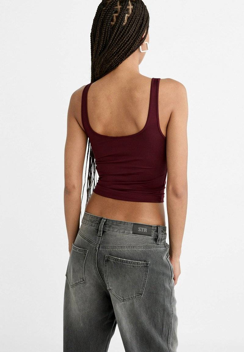 Stradivarius Stradivarius BAGGY JEANS 07356280 - Relaxed fit jeans - dark grey Online Outlet