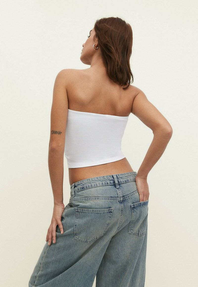 Stradivarius Stradivarius Top - white Exklusive Angebote