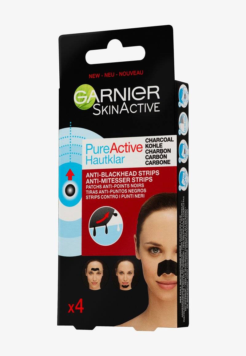 Garnier Garnier SKIN CLEAR CHARCOAL NOSE STRIPS - Face mask Bis zu 60% Rabatt