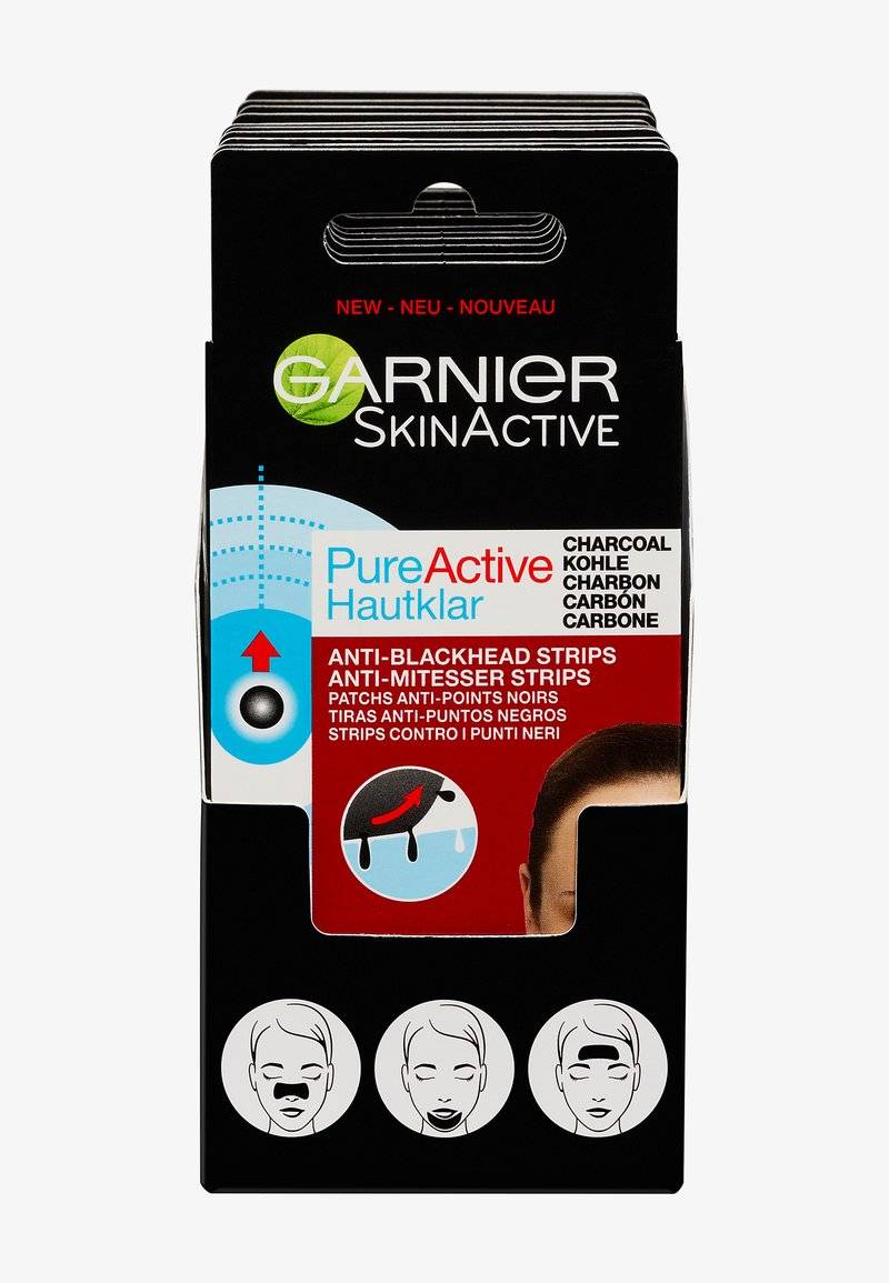 Garnier Garnier SKIN CLEAR CHARCOAL NOSE STRIPS - Face mask Bis zu 60% Rabatt