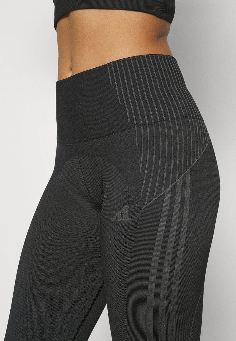 adidas Performance adidas Performance SEAMLESS BRANDED 7/8 - Leggings - black Discount Store für neue Produkte