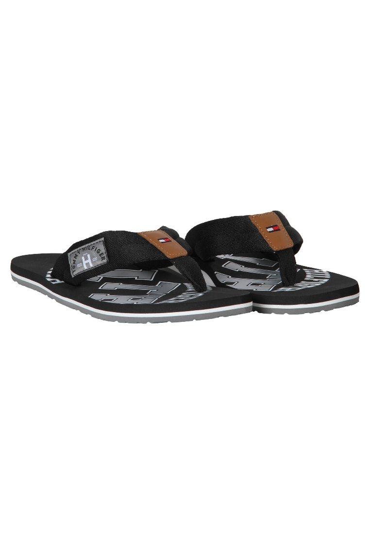 Tommy Hilfiger Tommy Hilfiger HERREN - T-bar sandals - black Speichern exportieren