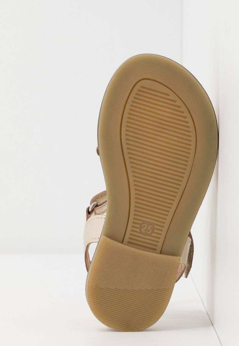 Friboo Friboo LEATHER - Sandals - gold Fabrik Onlineshop