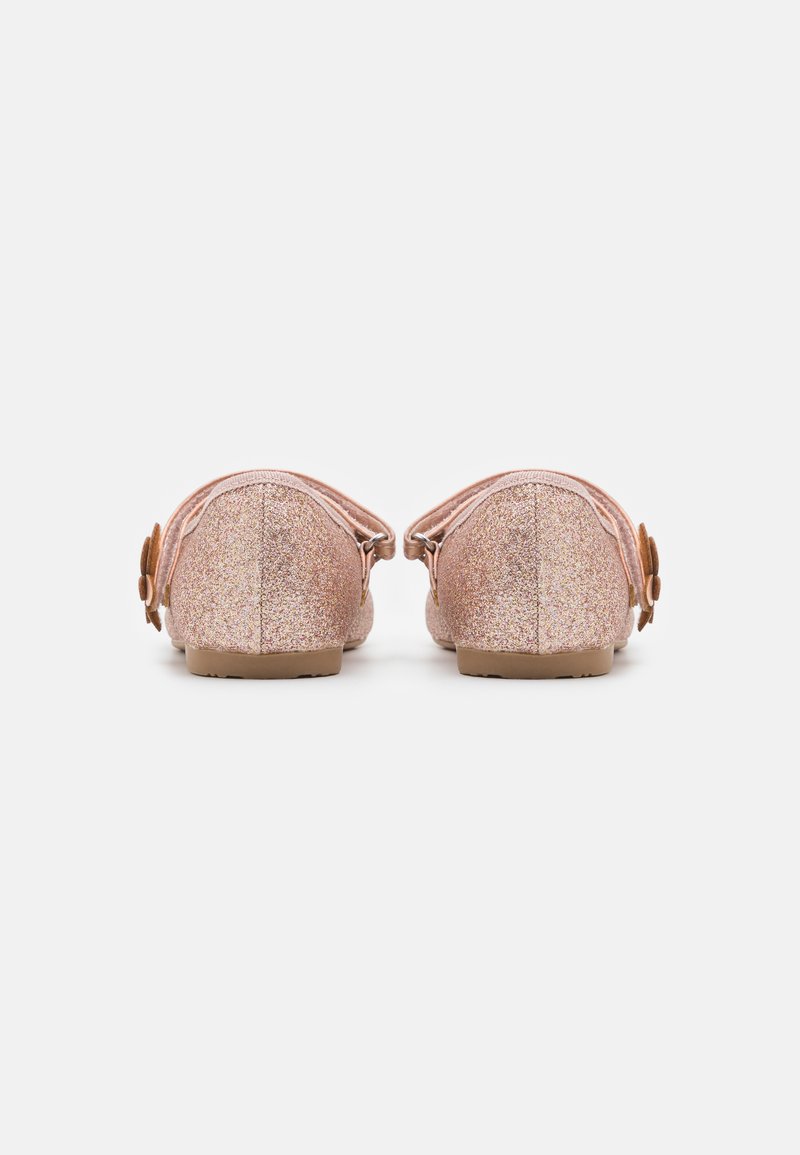 Friboo Friboo Ankle strap ballet pumps - rose gold Preisnachlass