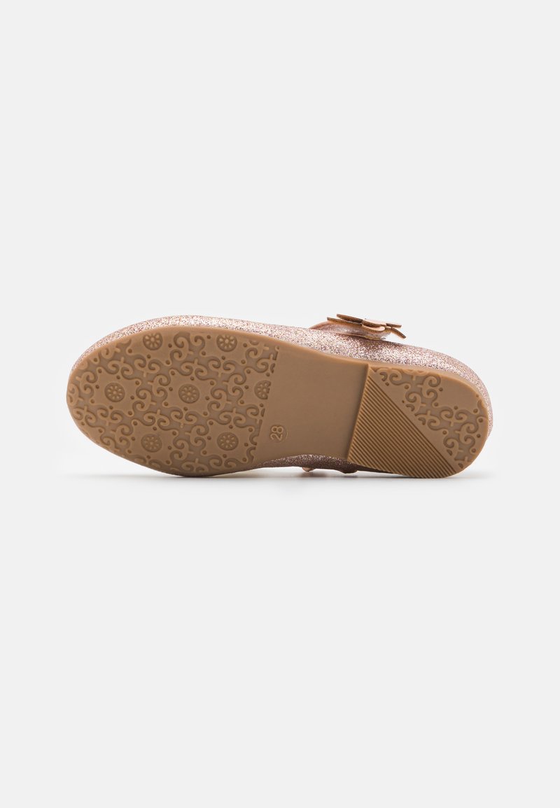 Friboo Friboo Ankle strap ballet pumps - rose gold Preisnachlass
