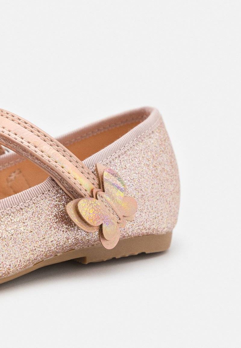 Friboo Friboo Ankle strap ballet pumps - rose gold Preisnachlass