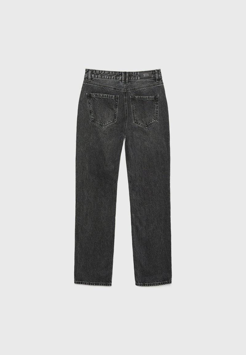 Stradivarius Stradivarius Straight leg jeans - dark grey Kostenloser Versand international