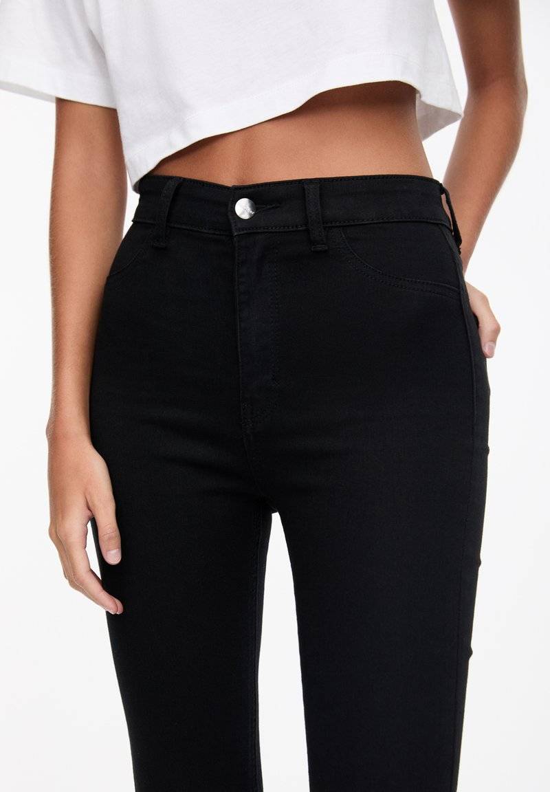 PULL&BEAR PULL&BEAR HIGH WAIST - Jeans Skinny Fit - black Speichern exportieren