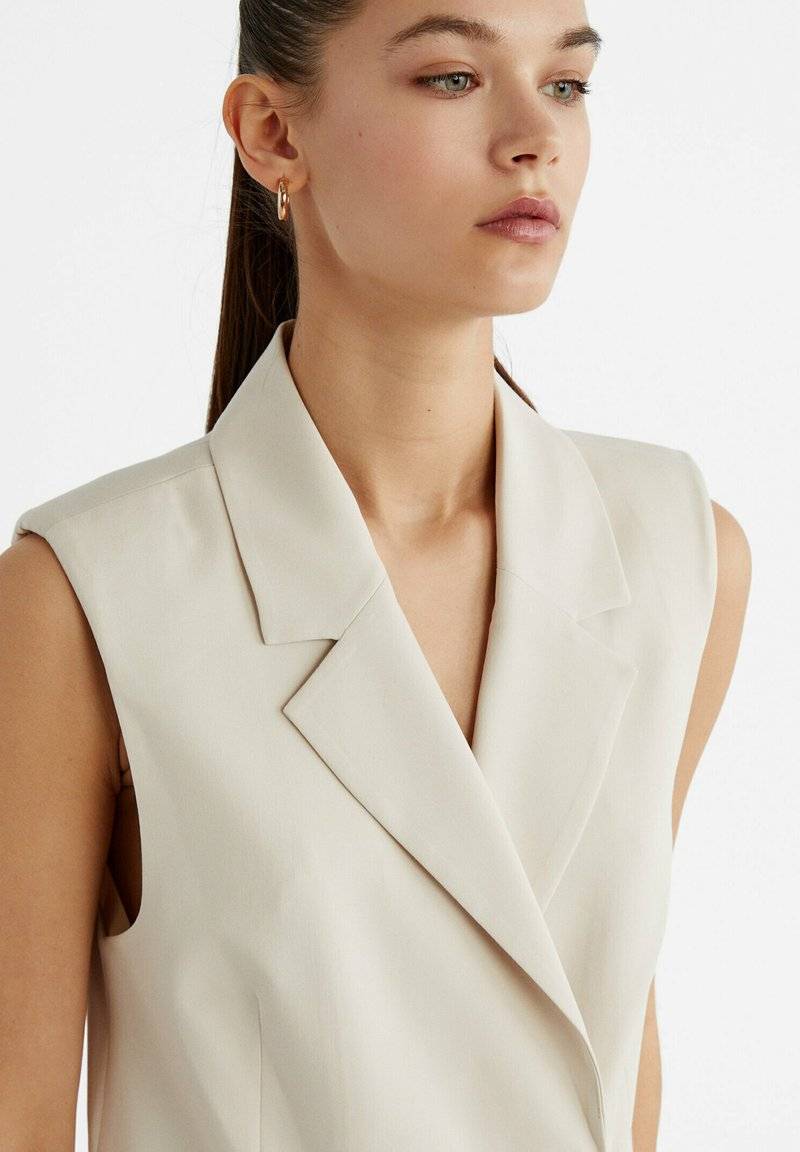 Stradivarius Stradivarius Waistcoat - white Black Friday Preise
