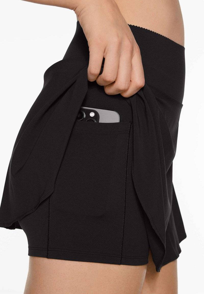 OYSHO OYSHO COMPRESSIVE - Sports skirt - black Rabatte dieses Monats