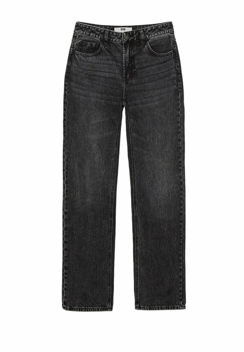 Stradivarius Stradivarius Straight leg jeans - dark grey 2025