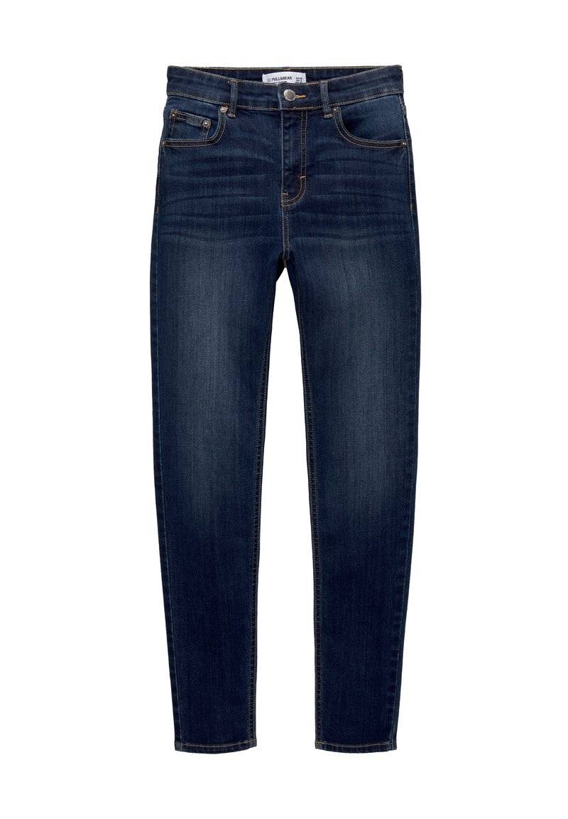 PULL&BEAR PULL&BEAR MID-RISE - Jeans Skinny Fit - dark blue Angebote