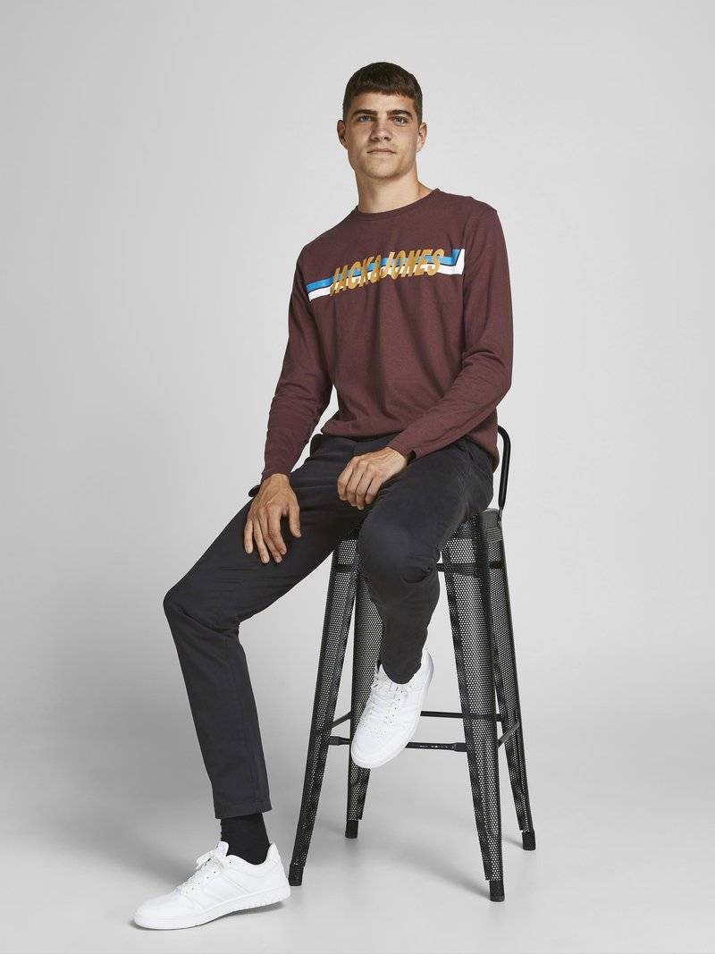 Jack & Jones Jack & Jones MARCO BOWIE - Chinos - black im Angebot