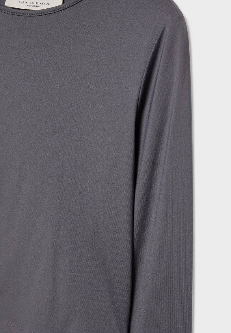 Stradivarius Stradivarius Long sleeved top - dark grey Fabrikverkauf