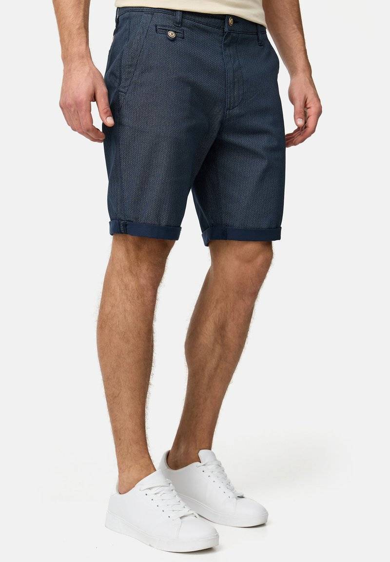 INDICODE JEANS INDICODE JEANS CUBA - Shorts - mottled blue Limitierter Zeitrabatt