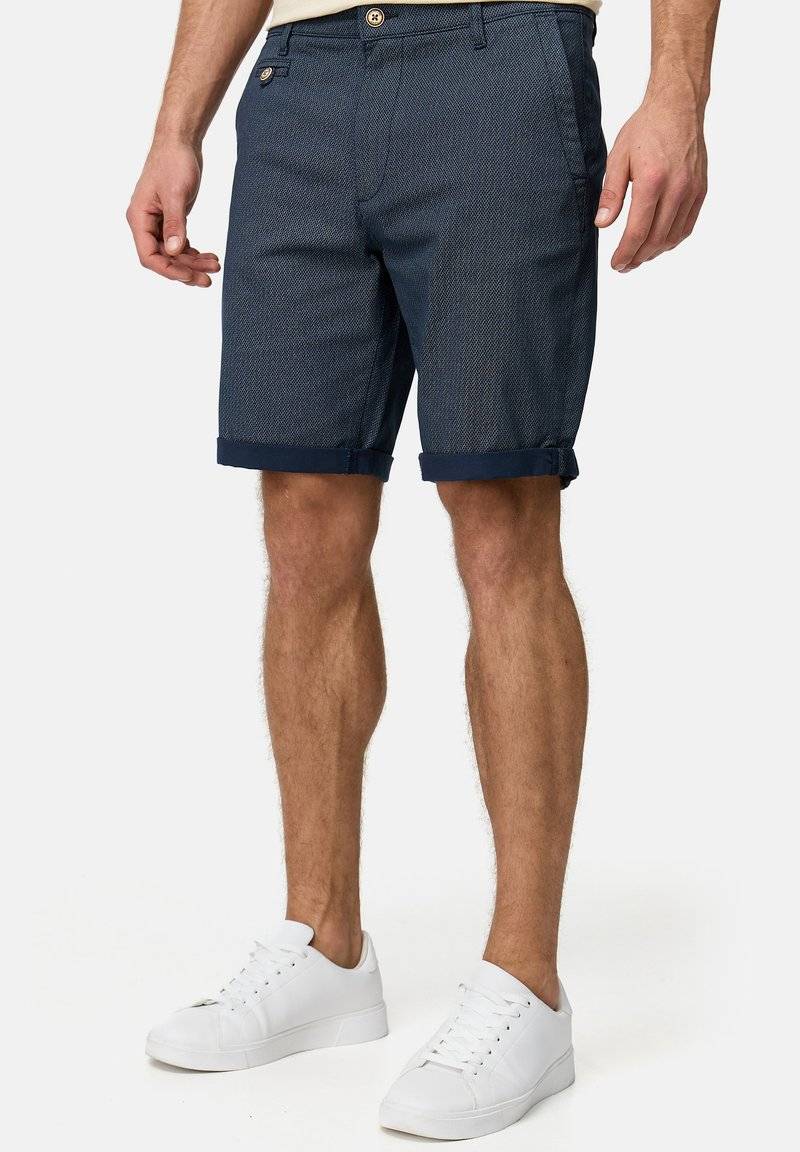 INDICODE JEANS INDICODE JEANS CUBA - Shorts - mottled blue Limitierter Zeitrabatt