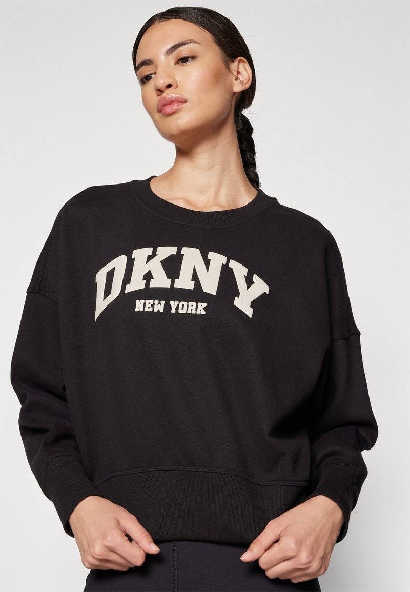 DKNY DKNY VARSITY PUFF LOGO SLEEVE - Sweatshirt Vatertagsangebot