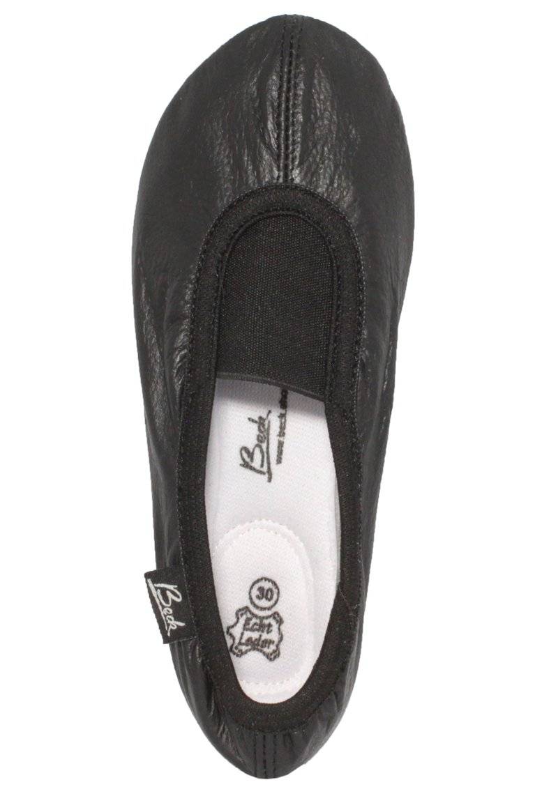 Beck Beck GYMNASTIK BASIC - Slippers - black Räumungsverkauf
