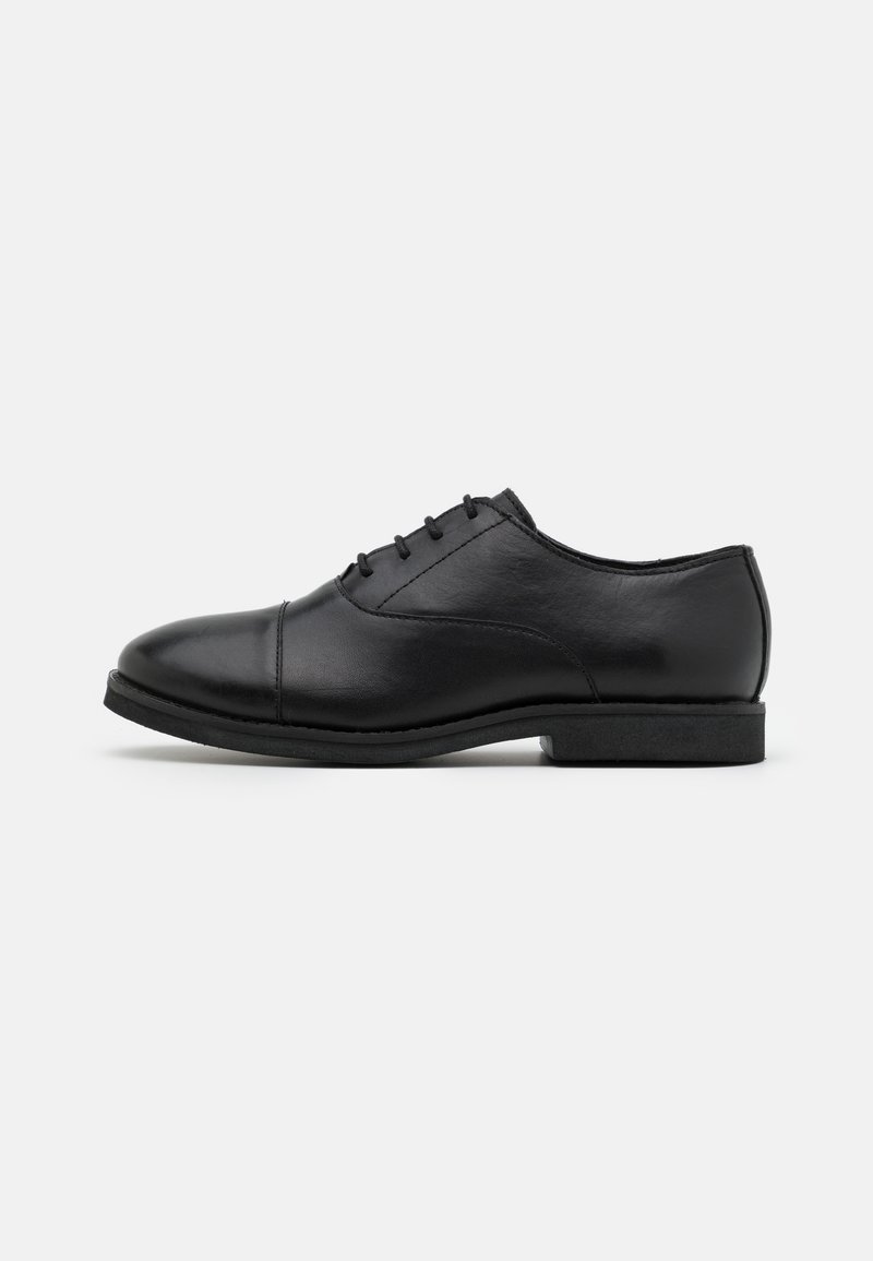 Friboo Friboo LEATHER - Lace-ups - black Super Sparpreis