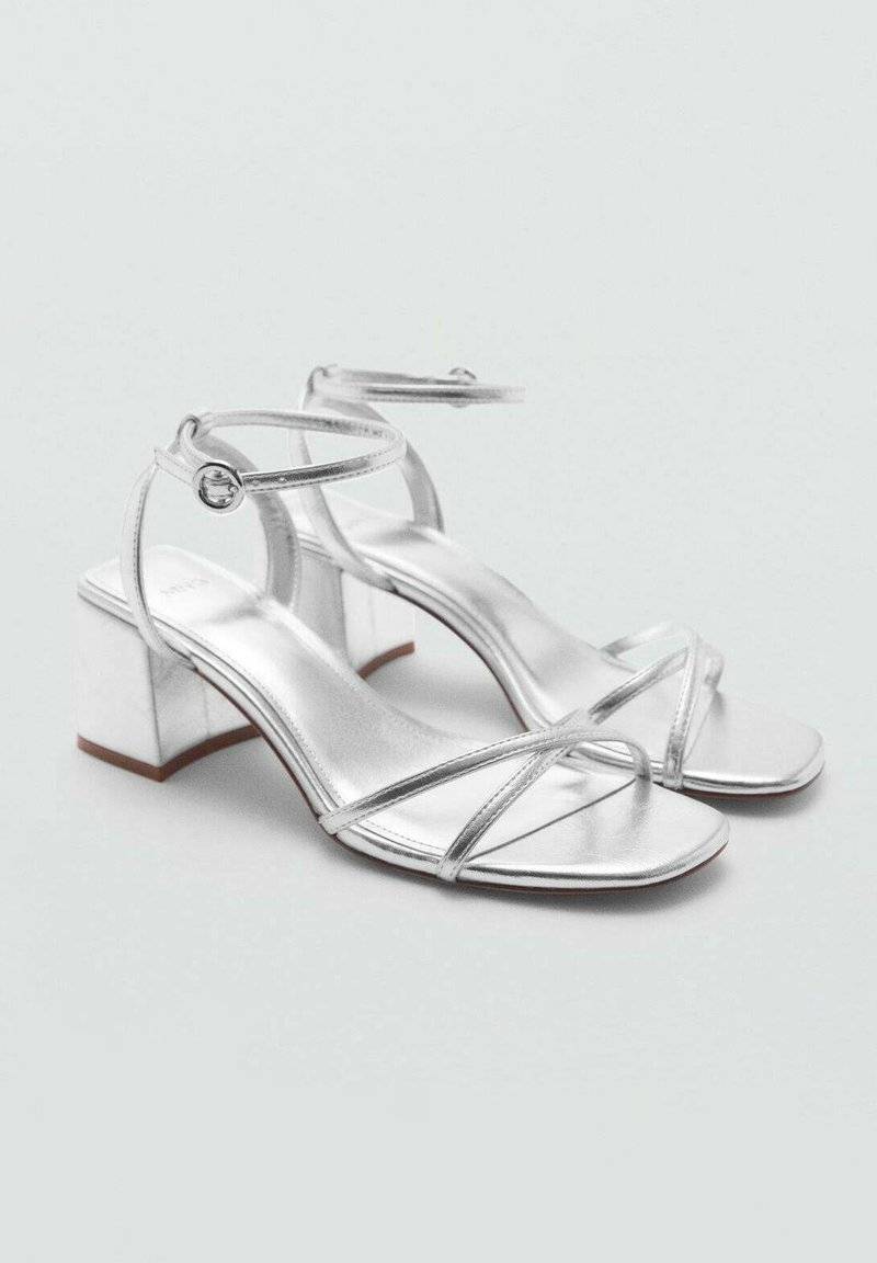 Mango Mango Sandals - plata Zeitbegrenzte Promotion
