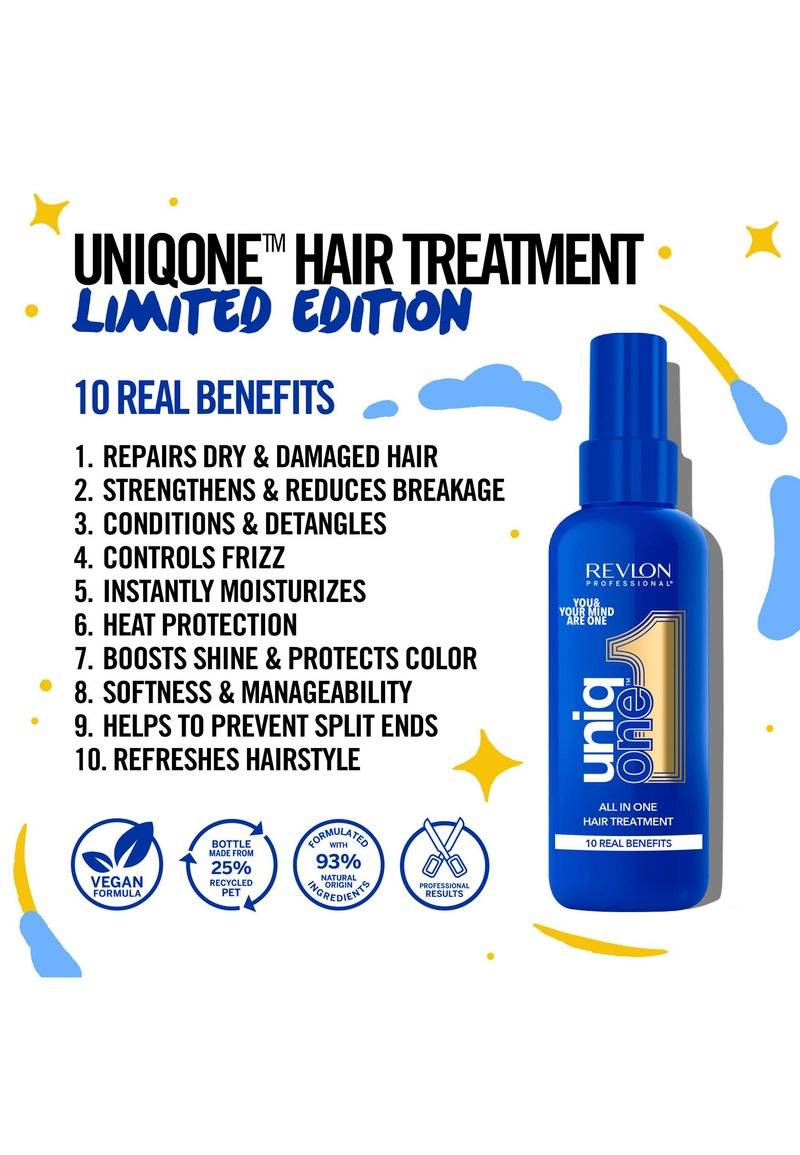 Revlon Professional Revlon Professional UNIQONE LIMITED EDITION RELAXING FRAGRANCE LEAVE-IN PROFESSIONAL MULTI-BENEFIT HAIR TREATMENT - REPAIR, DETANGLE, CONTROL FRIZZ & STYLE - Hair treatment Kostenloser Versand international