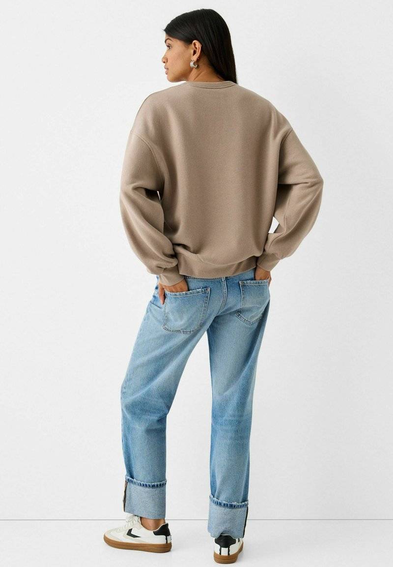 Bershka Bershka Sweatshirt - sand Günstiger Verkauf