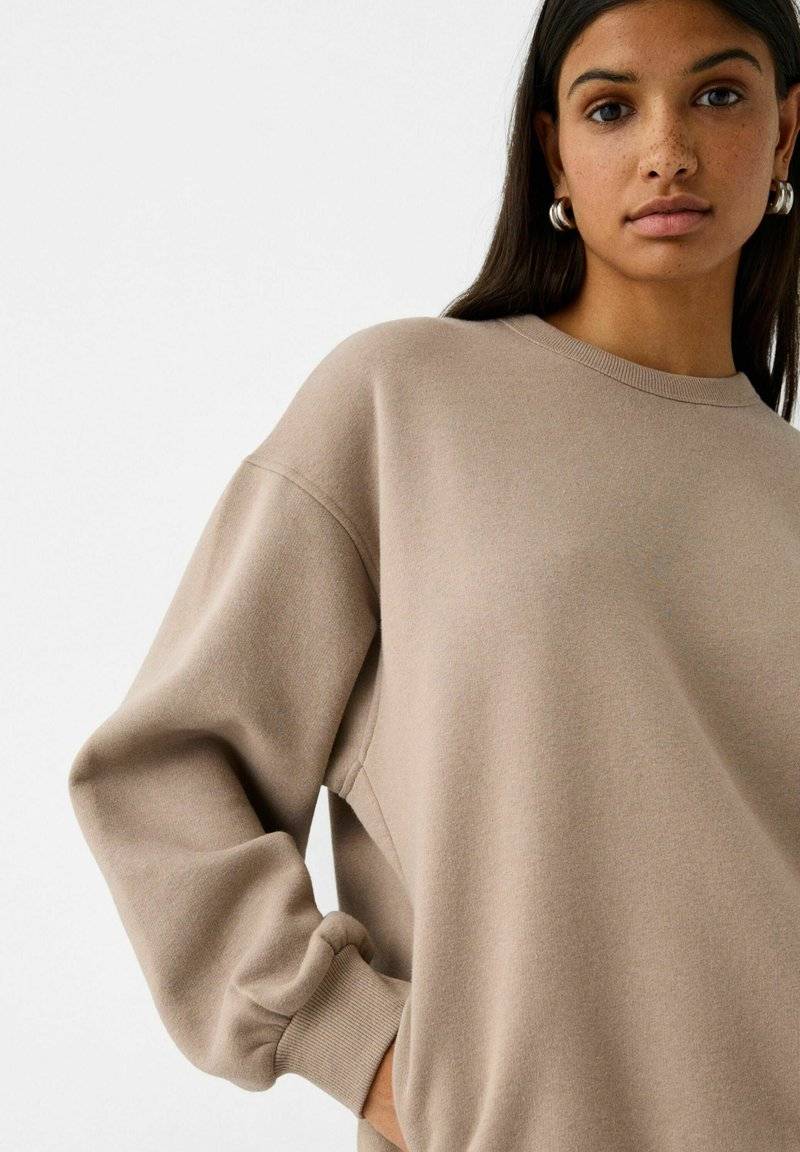 Bershka Bershka Sweatshirt - sand Günstiger Verkauf
