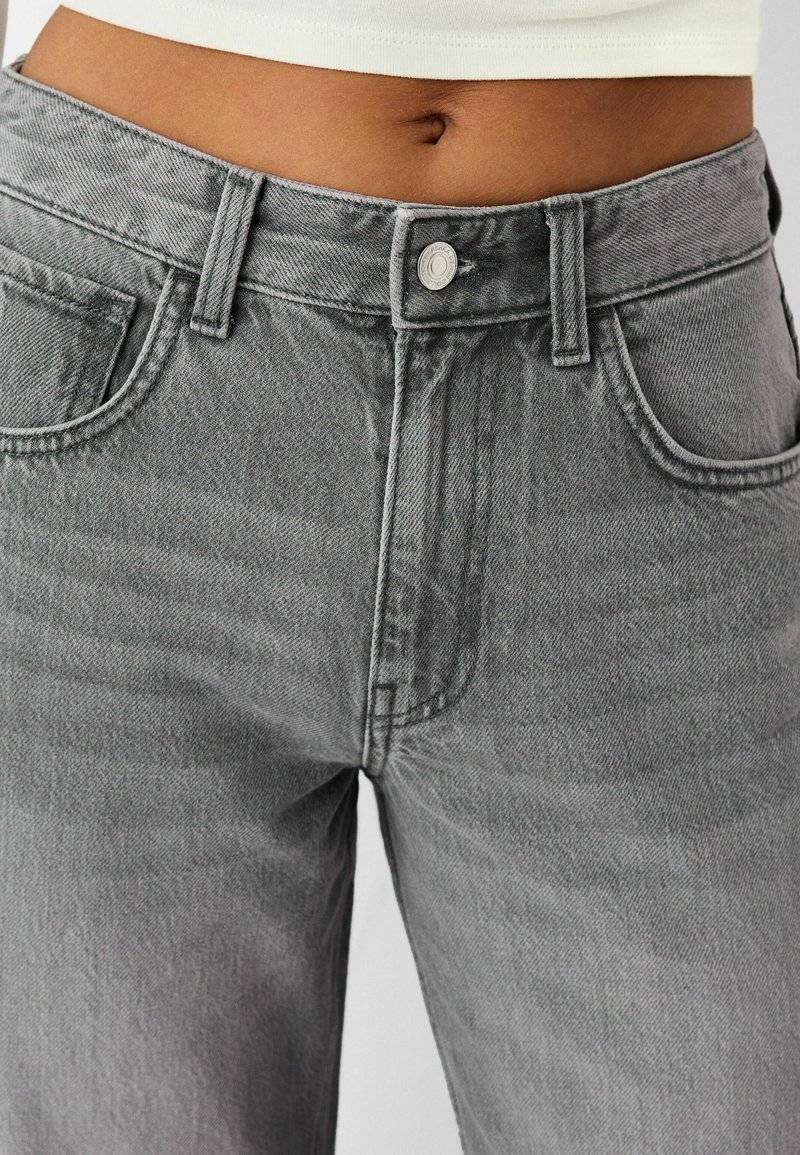 Bershka Bershka Flared Jeans - mottled dark grey Limitierter Zeitrabatt