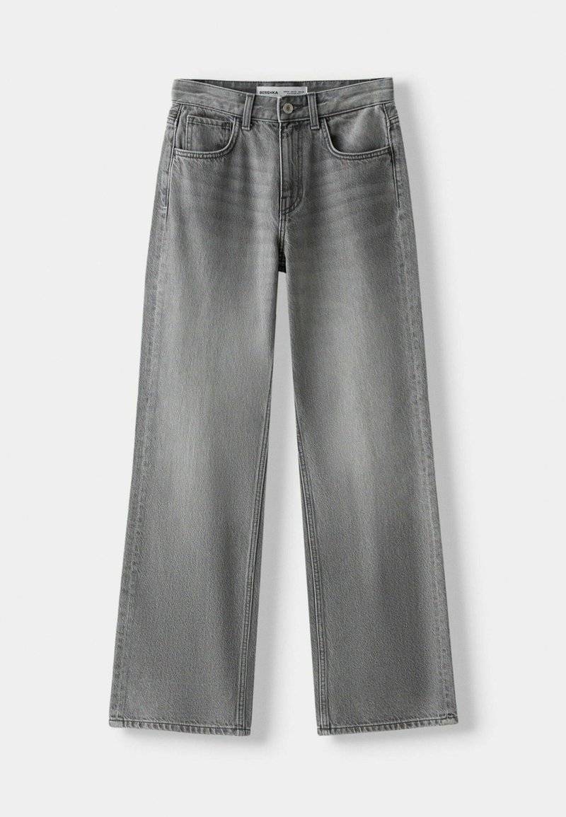 Bershka Bershka Flared Jeans - mottled dark grey Limitierter Zeitrabatt