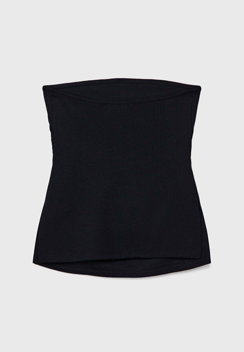 Stradivarius Stradivarius BANDEAU WITH SIDE VENTS - Top - black Fabrikpreis