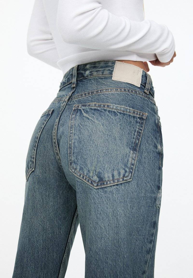PULL&BEAR PULL&BEAR MID - Straight leg jeans - blue Flash Sale