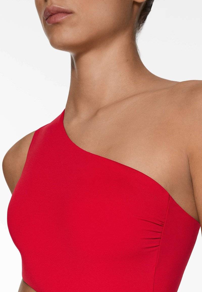 OYSHO OYSHO ASYMMETRIC - Swimsuit - red Osterangebot