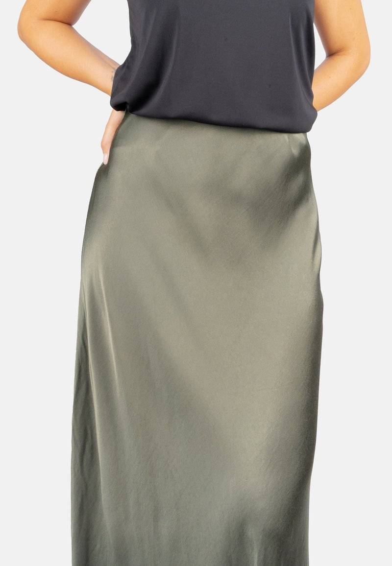 Seasons of April Seasons of April LILLY - Maxi skirt - khaki Jubiläumsangebot