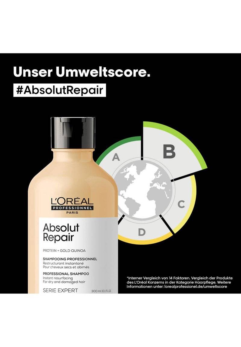 L'OREAL PROFESSIONNEL L'OREAL PROFESSIONNEL ABSOLUT REPAIR SHAMPOO FOR DRY & DAMAGED HAIR - Shampoo Discount Store für neue Produkte