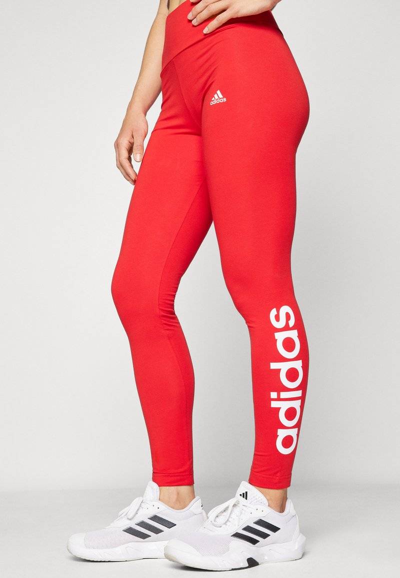 adidas Sportswear adidas Sportswear ESSENTIALS HIGH-WAISTED - Leggings - better scarlet Blitzverkäufe