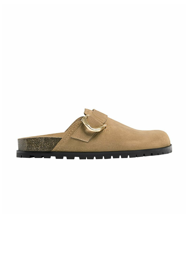 Stradivarius Stradivarius WITH BUCKLE DETAILS - Clogs - beige Tiefpreis