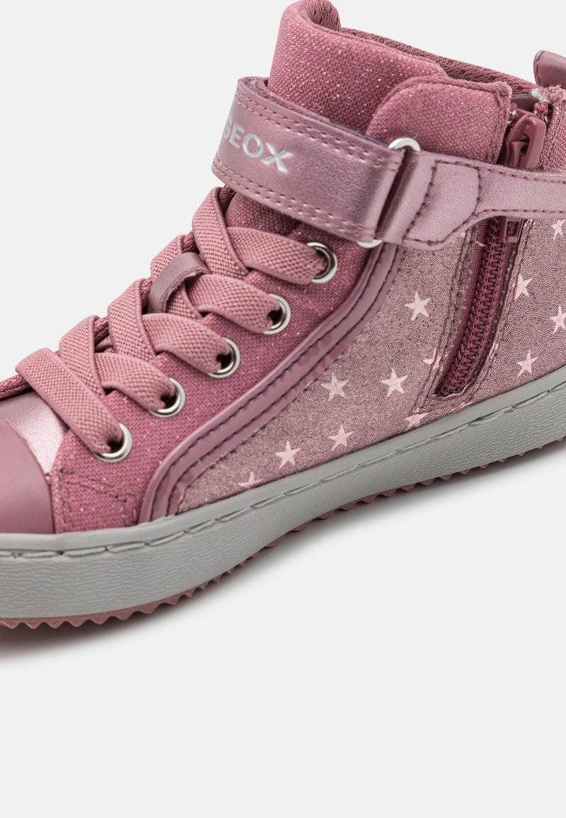 Geox Geox KALISPERA GIRL - High-top trainers - dark pink Letzter Tag
