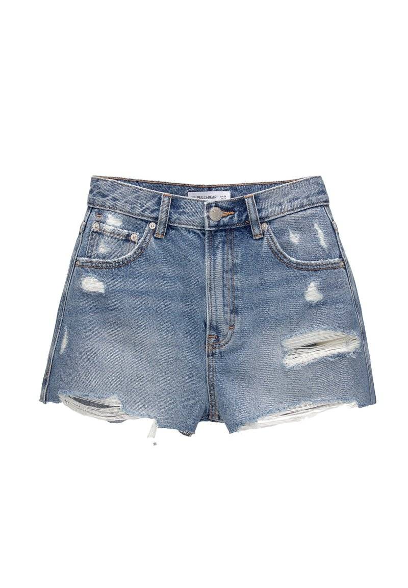 PULL&BEAR PULL&BEAR Denim shorts - blue denim Fabrik Onlineshop