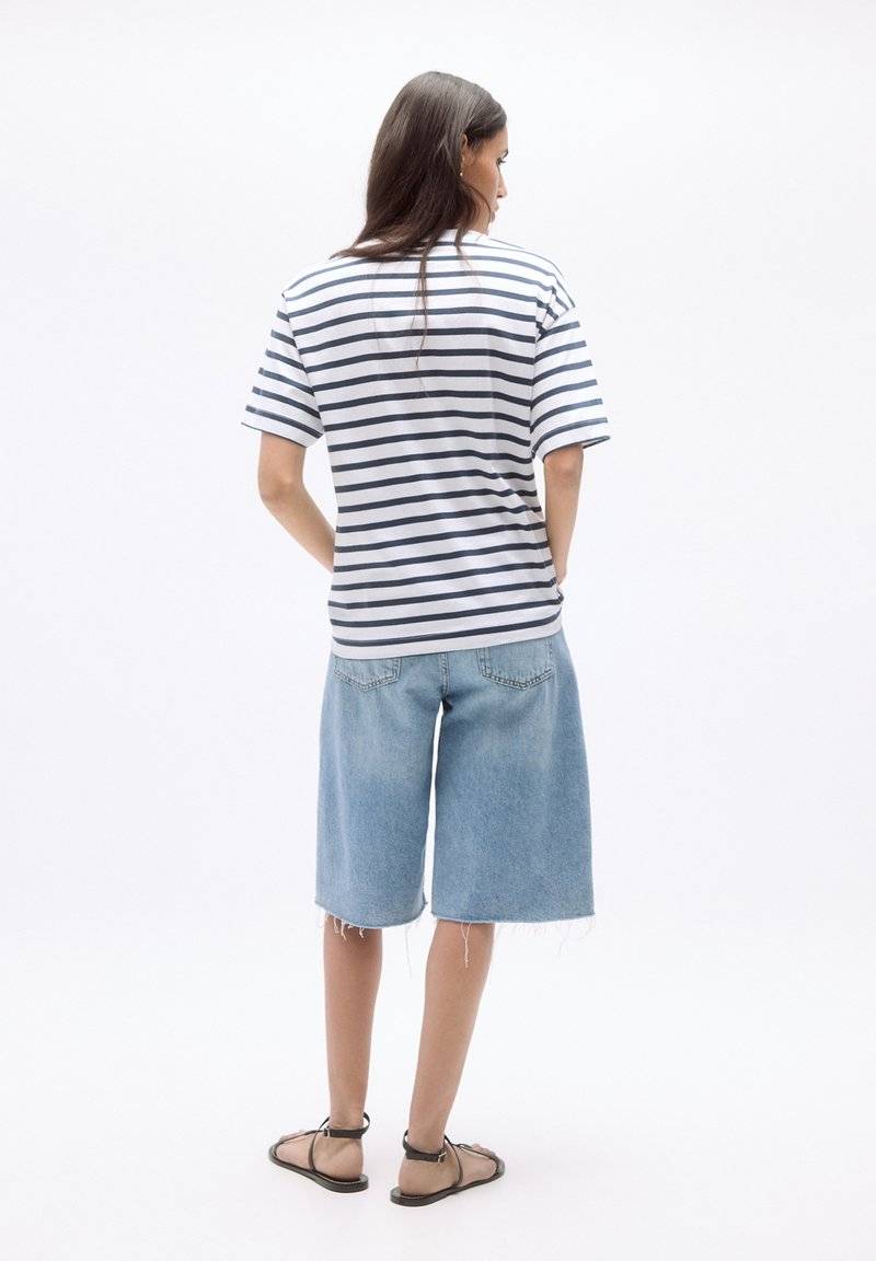 PULL&BEAR PULL&BEAR SHORT SLEEVE - Basic T-shirt - dark blue Fabrikpreis