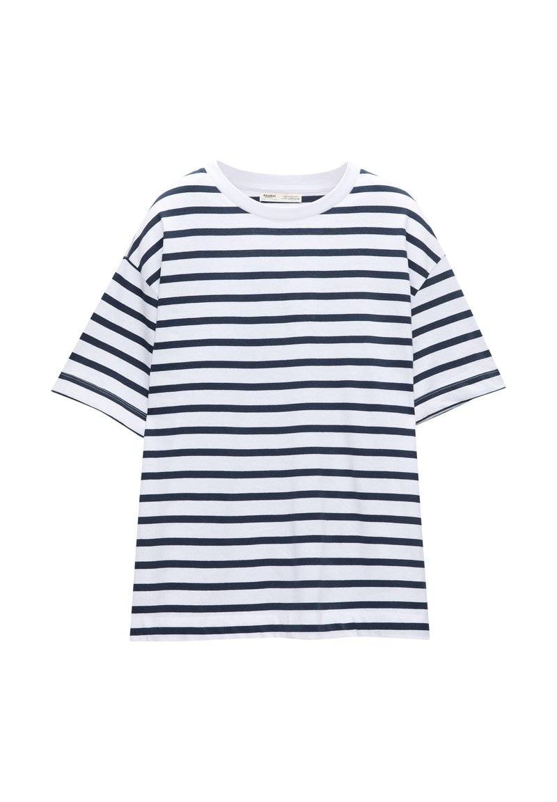 PULL&BEAR PULL&BEAR SHORT SLEEVE - Basic T-shirt - dark blue Fabrikpreis