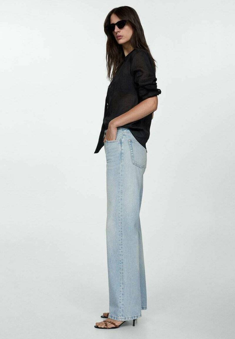 Mango Mango Straight leg jeans - hellblau Rabatt