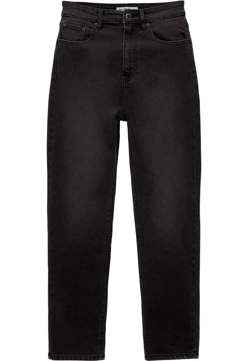 PULL&BEAR PULL&BEAR BASIC MOM COMFORT - Straight leg jeans - black Begrenztes Angebot