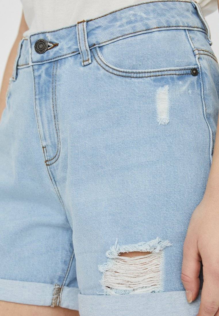 Noisy May Noisy May Denim shorts - light blue denim Exklusivangebot