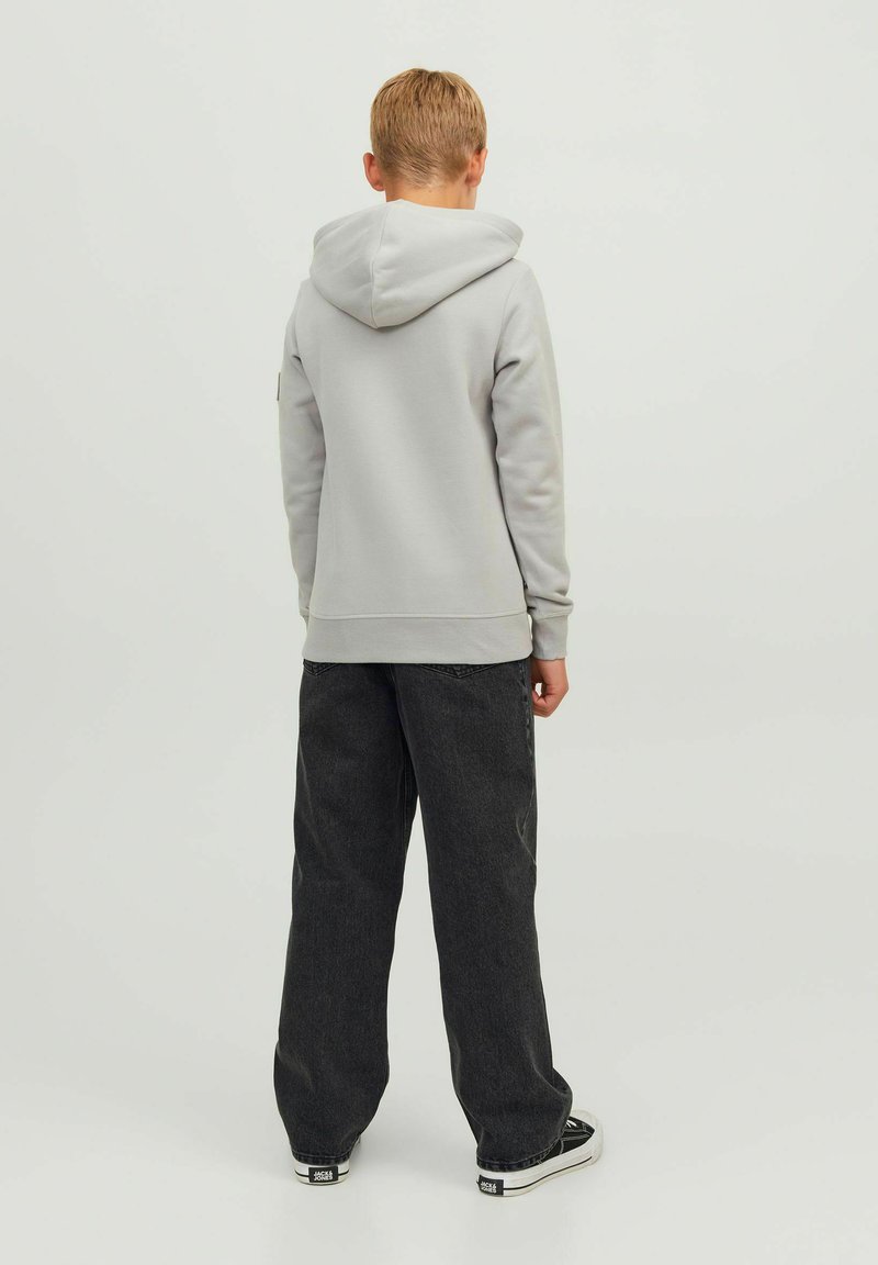 Jack & Jones Junior Jack & Jones Junior ALEX ORIGINAL MF BAGGY - Flared Jeans - black denim Saisonschlussverkauf