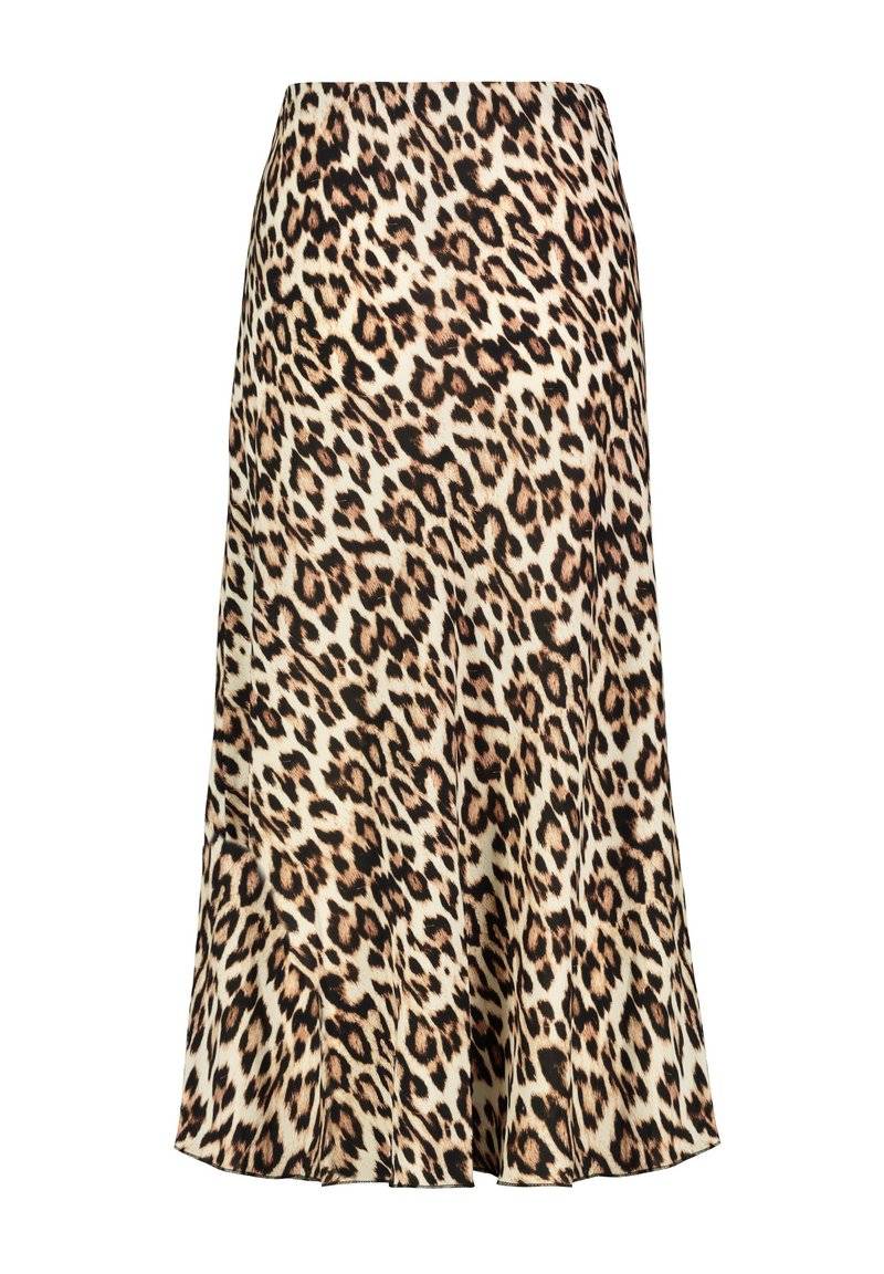 Sublevel Sublevel LEOPARDEN - Maxi skirt - middle brown Black Friday