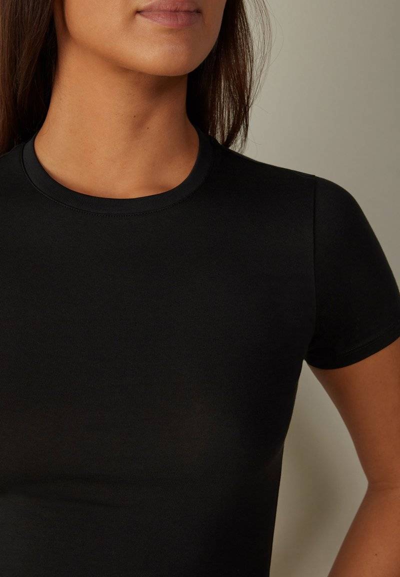 Intimissimi Intimissimi ROUND NECK - Basic T-shirt - nero Cyber Monday