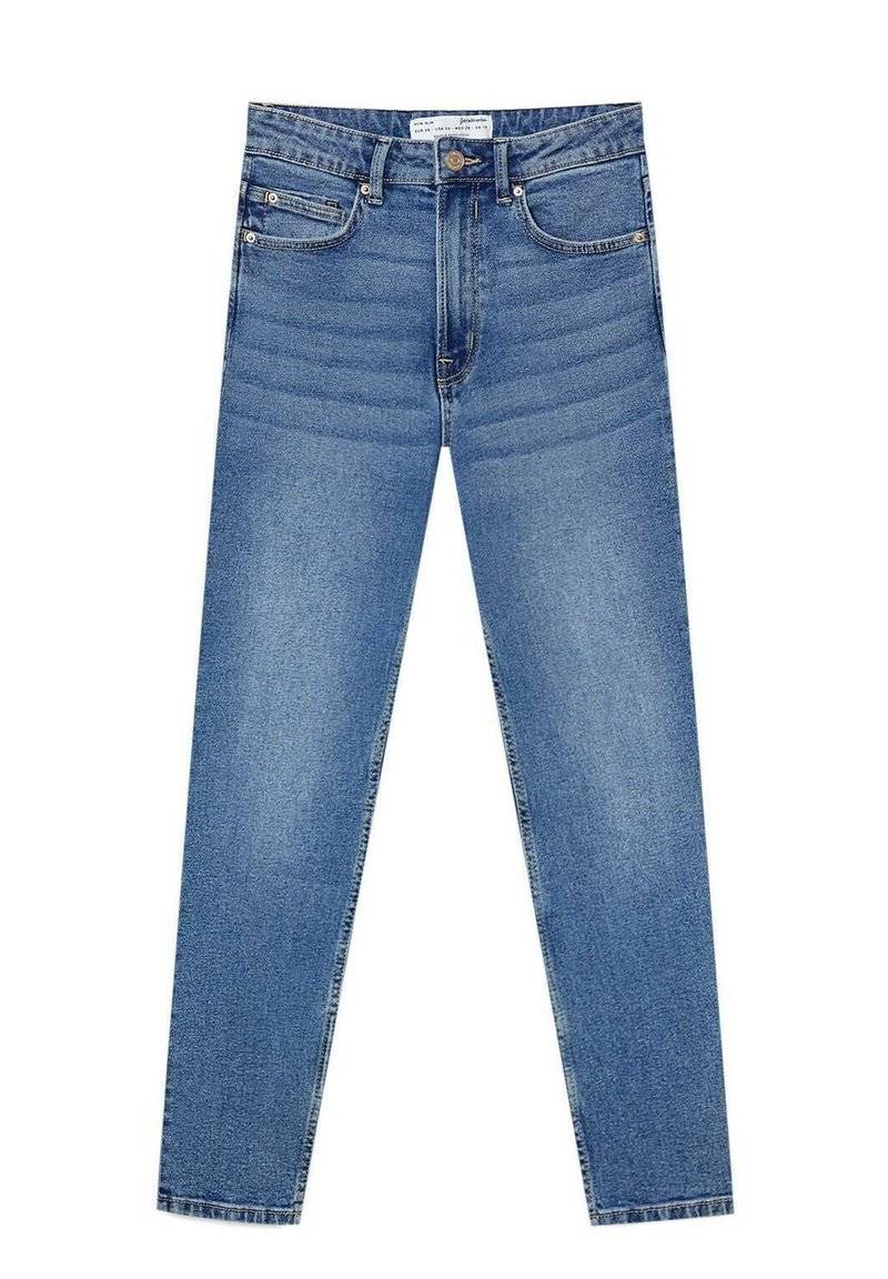 Stradivarius Stradivarius SLIM FIT - Slim fit jeans - dark blue Jubiläumsangebot