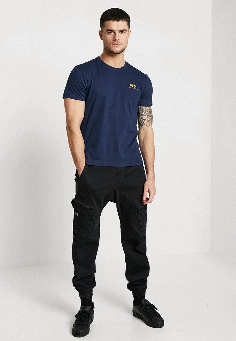 Alpha Industries Alpha Industries SMALL LOGO - Basic T-shirt - new navy Lagerräumung