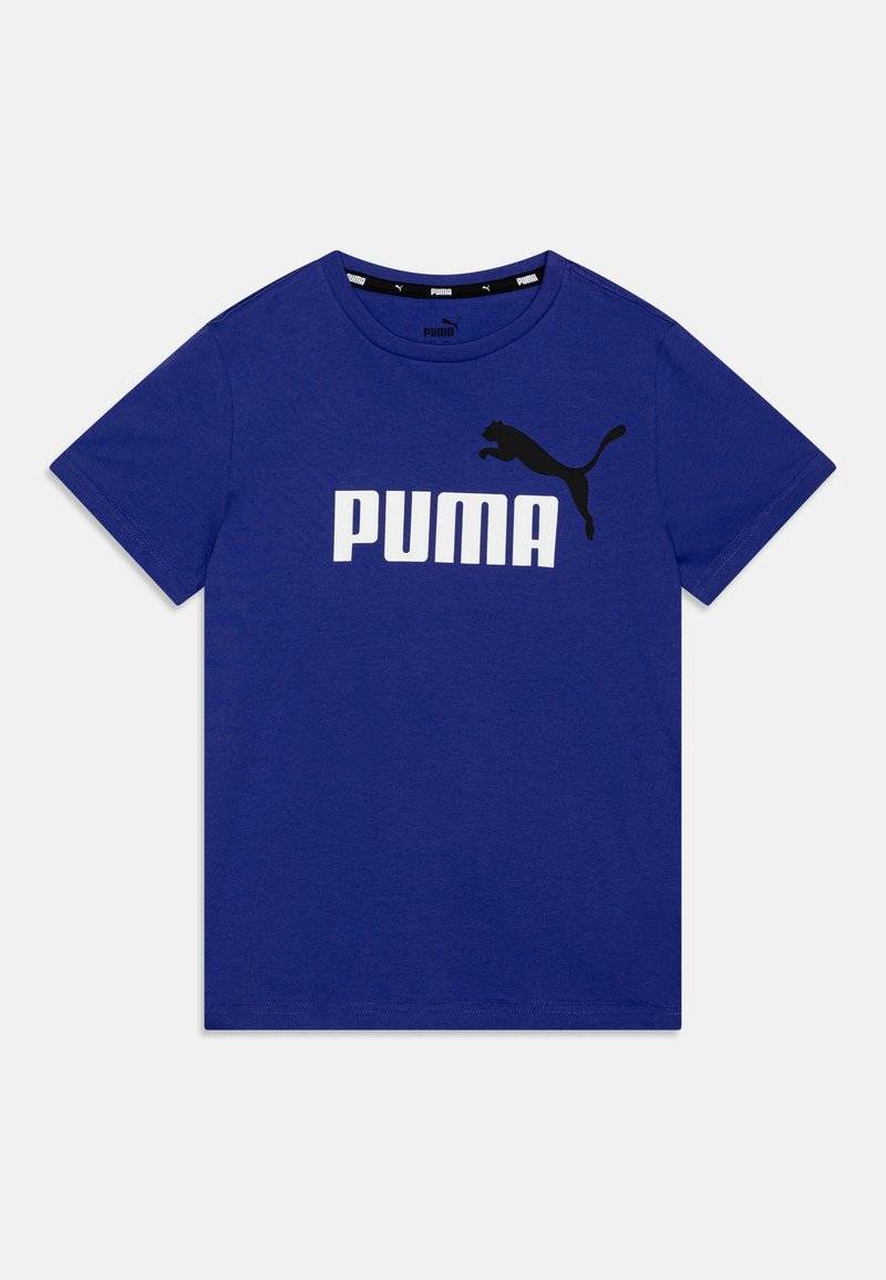 Puma Puma LOGO TEE UNISEX - Print T-shirt - lapis lazuli Räumungsverkauf